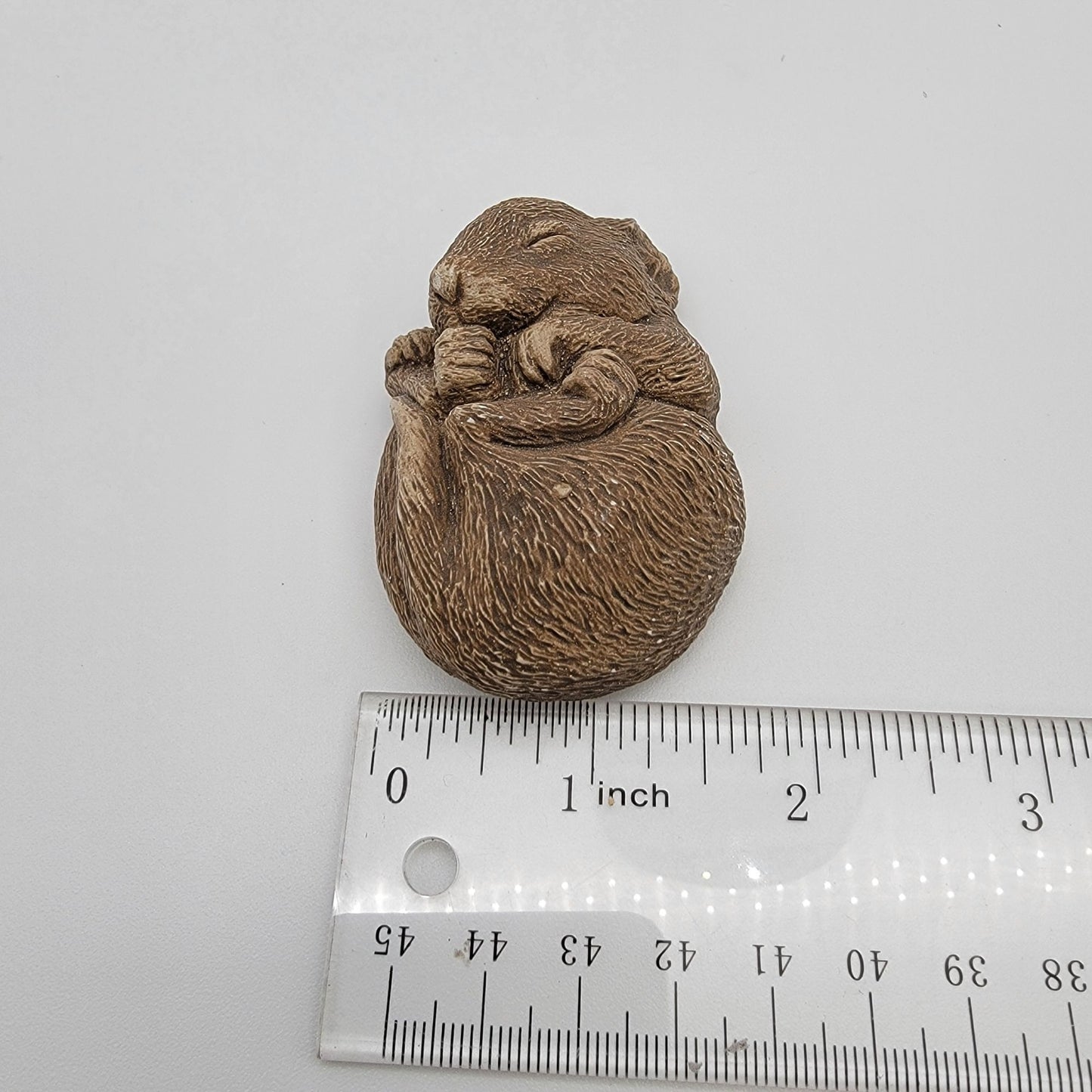 Vintage 1983 Sandicast Sleeping Mouse Figurine By Sandra Brue