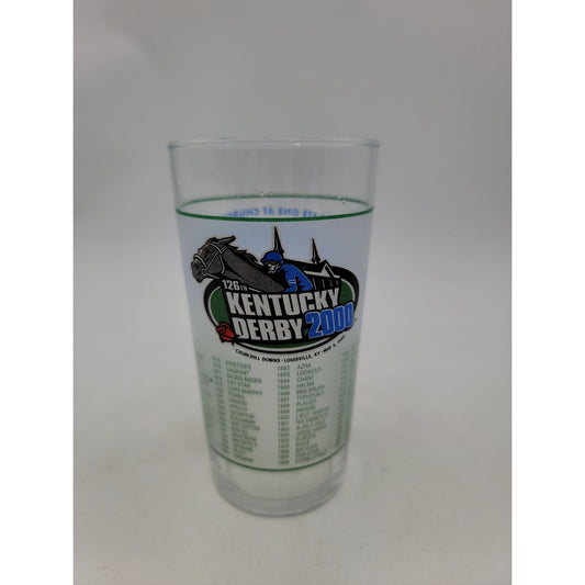 Kentucky Derby 2000 Collectible Glass 126th Race Churchill Downs Official Cup