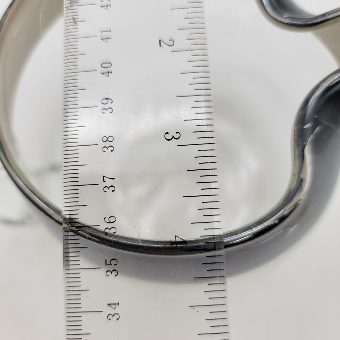 Vintage Mid Century Modern Silver Rimmed Glass Pitcher By Dorothy Thorpe