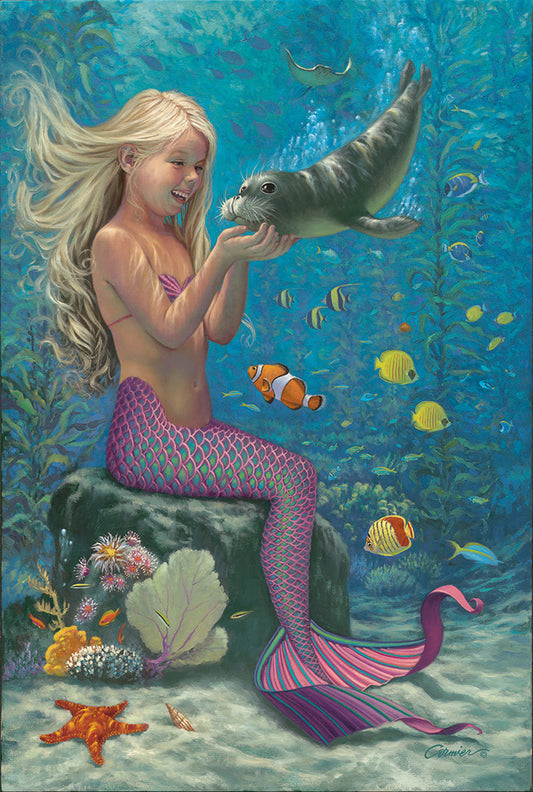 Wil Cormier Special Friends Mermaid Art Print