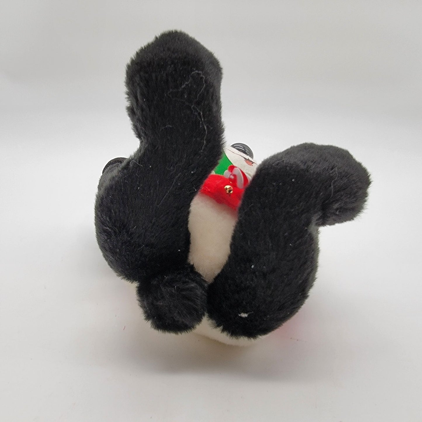 Vintage 2009 Annalee Christmas Panda Bear Doll Holding Candy Cane