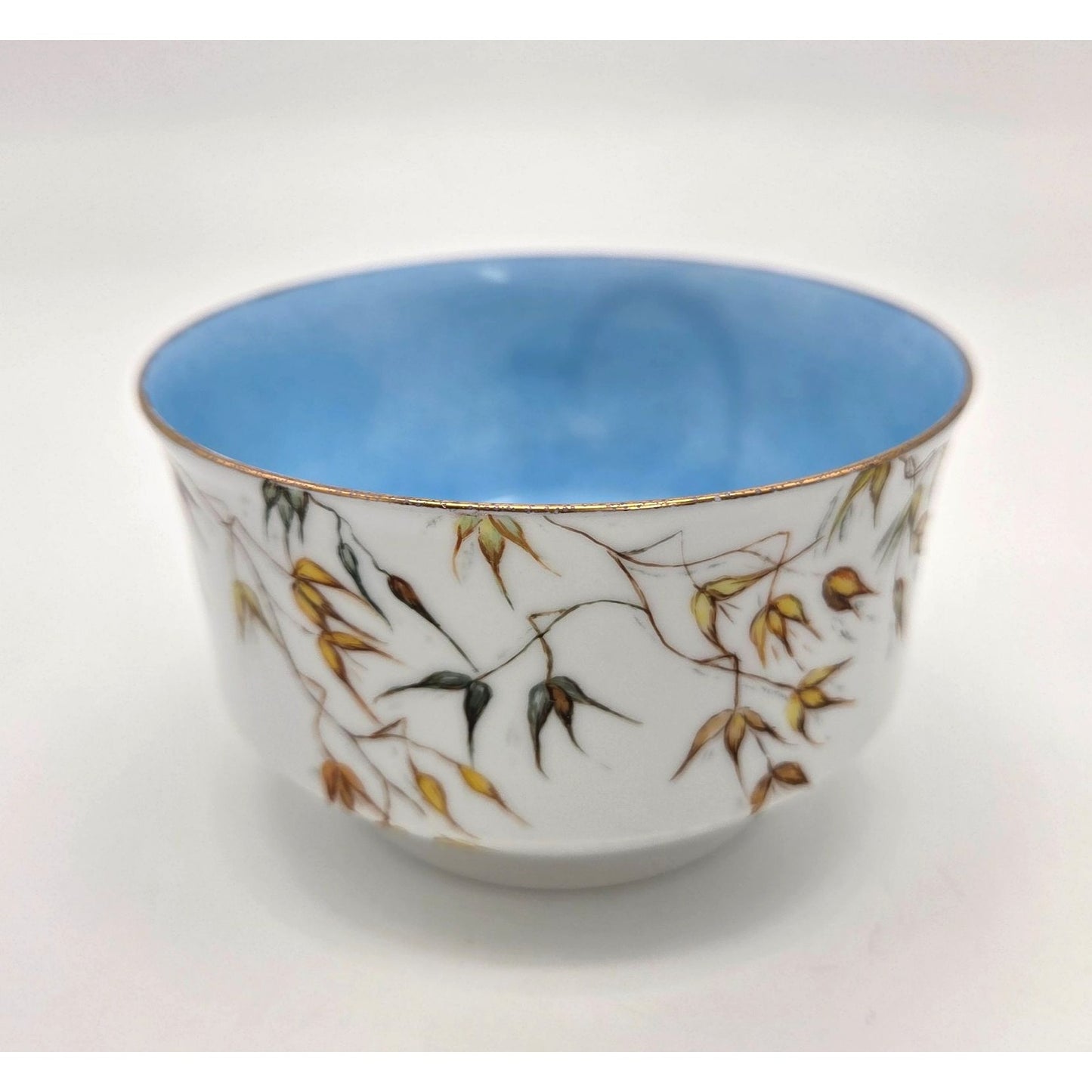 Antique Porcelain Chawan Japanese Tea Bowl Blue