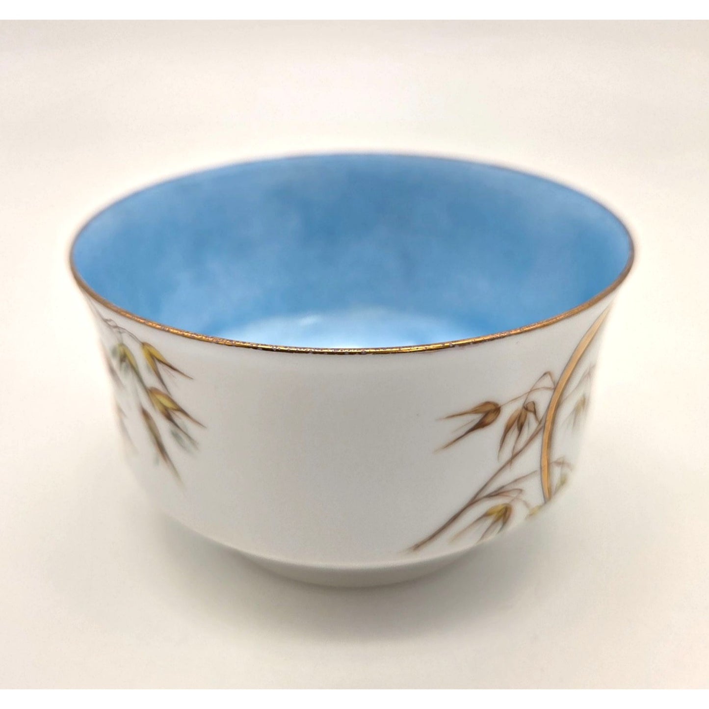 Antique Porcelain Chawan Japanese Tea Bowl Blue