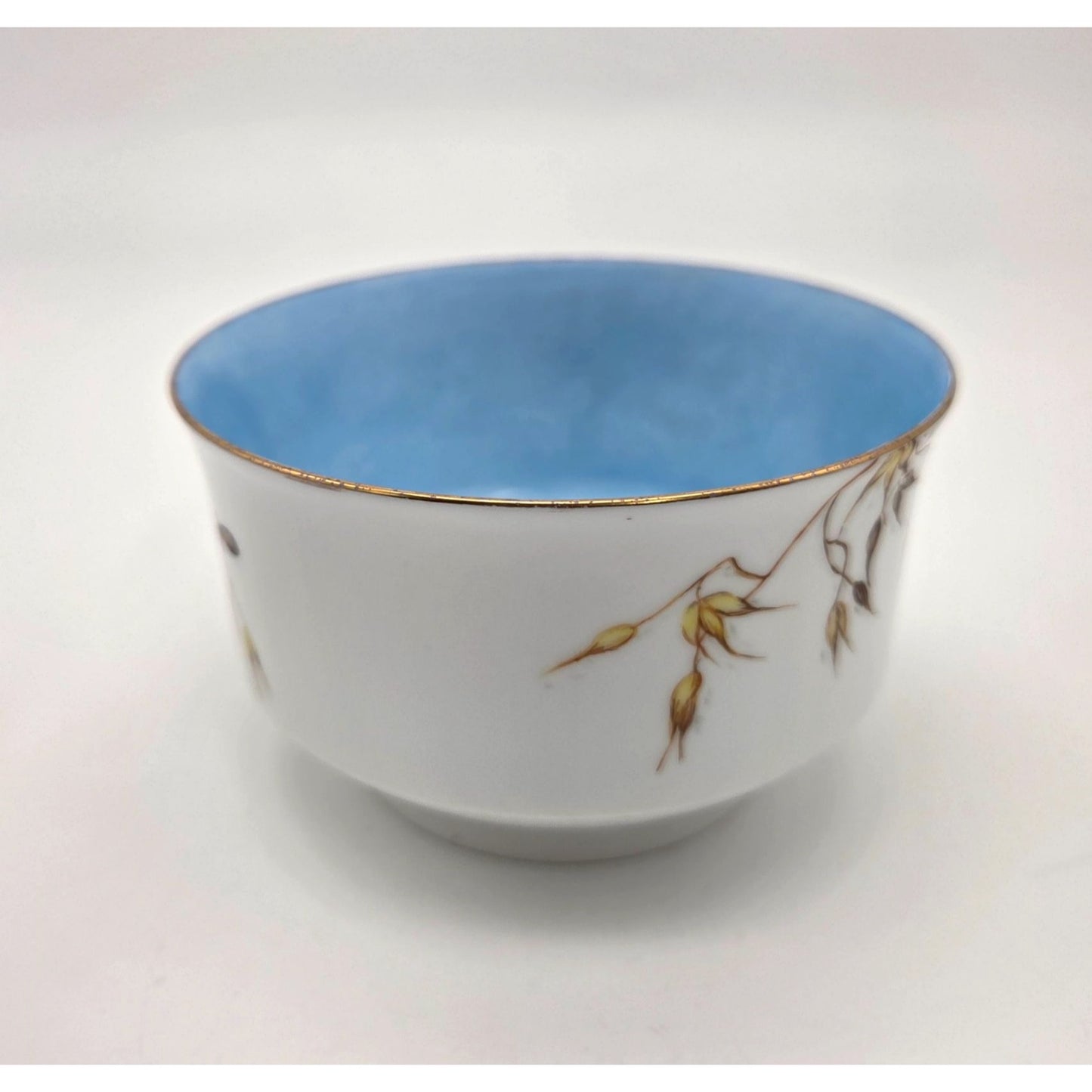 Antique Porcelain Chawan Japanese Tea Bowl Blue
