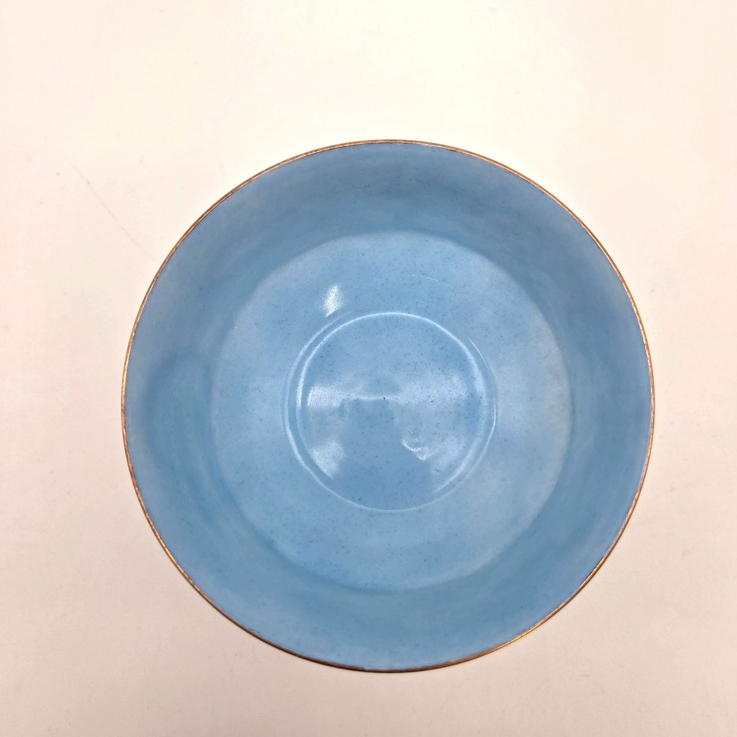 Antique Porcelain Chawan Japanese Tea Bowl Blue