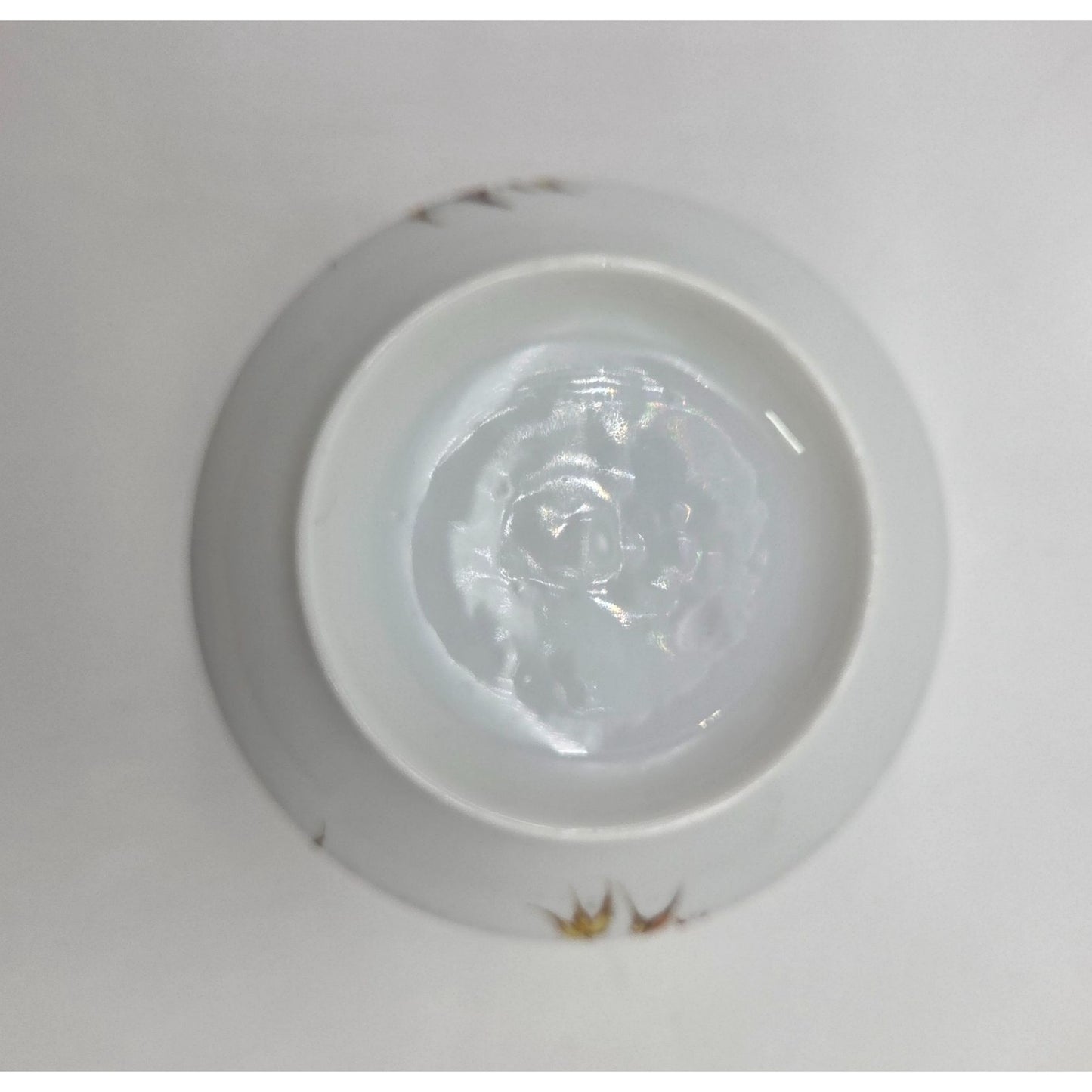 Antique Porcelain Chawan Japanese Tea Bowl Blue