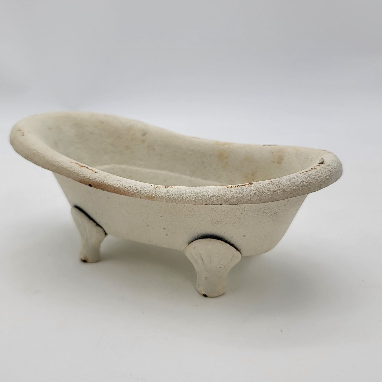Vintage Cast Iron Clawfoot Bathtub Soap Dish