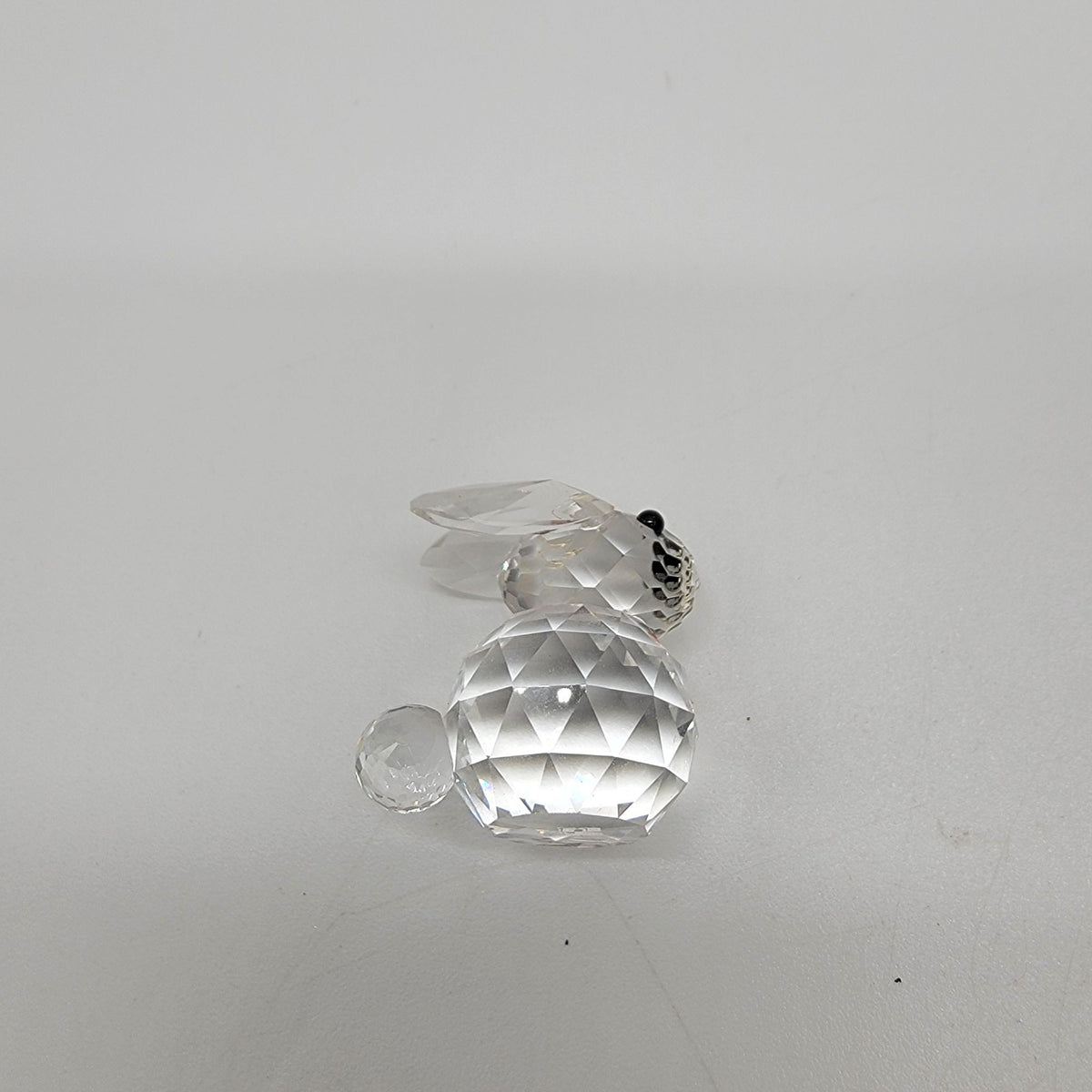 Vintage Swarovski Silver Crystal Mini Rabbit with Original Box