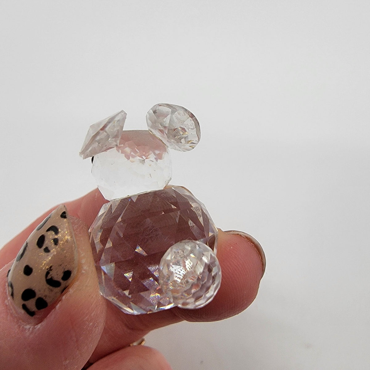 Vintage Swarovski Silver Crystal Mini Rabbit with Original Box