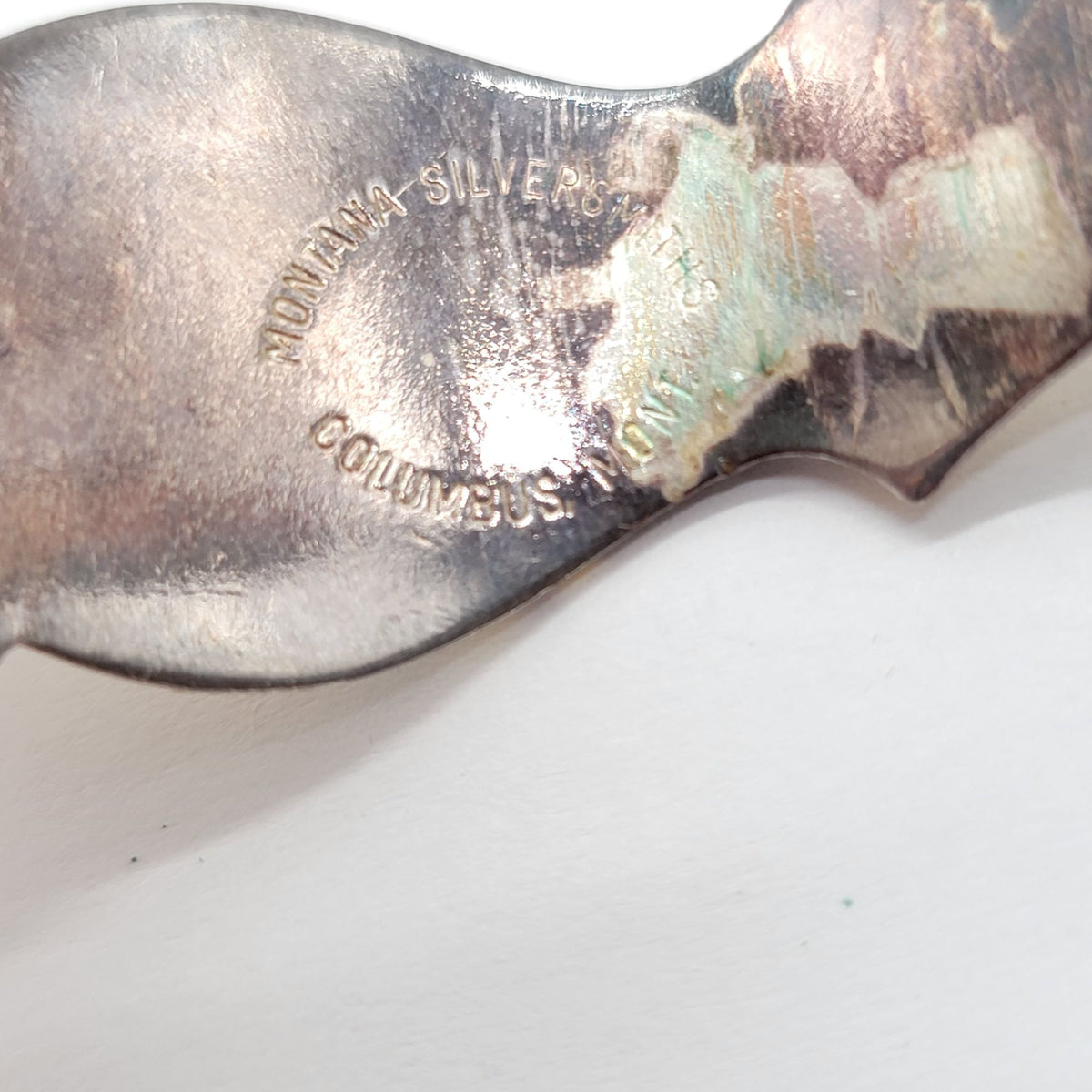 Vintage Two Tone Montana Silversmiths Western Cuff Bracelet