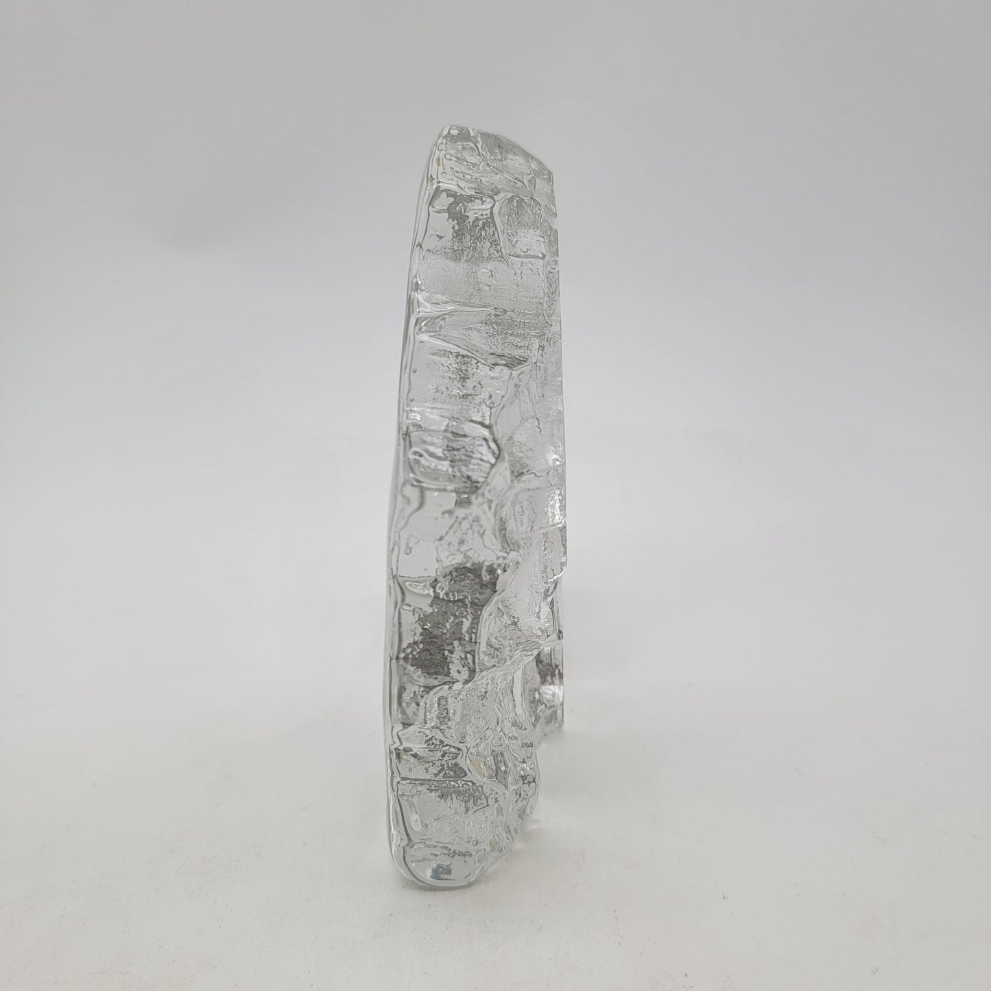 Mats Jonasson Bald Eagle Lead Crystal Sculpture Paperweight