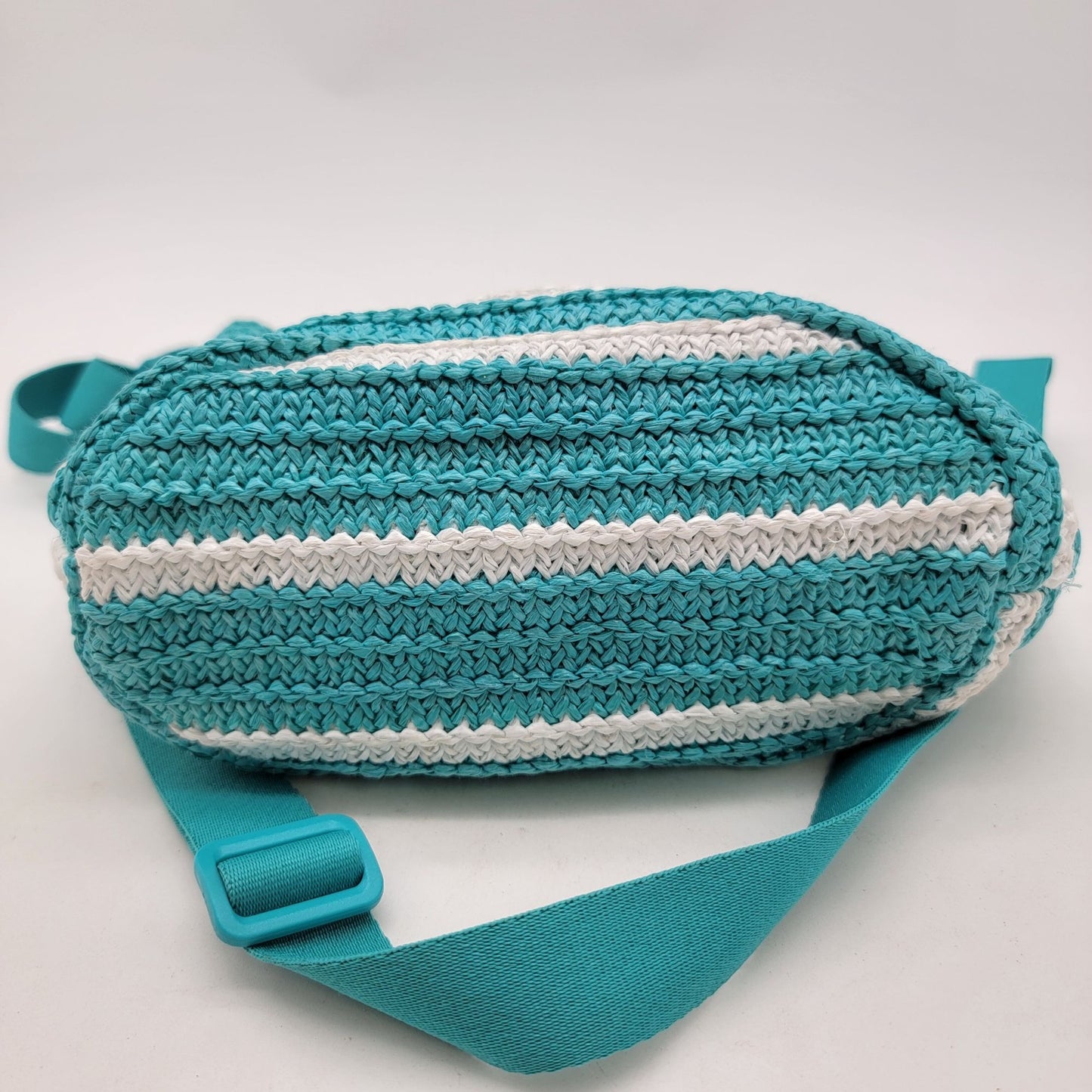 Vera Bradley "Antilles Treasures" Straw Bucket Crossbody Purse