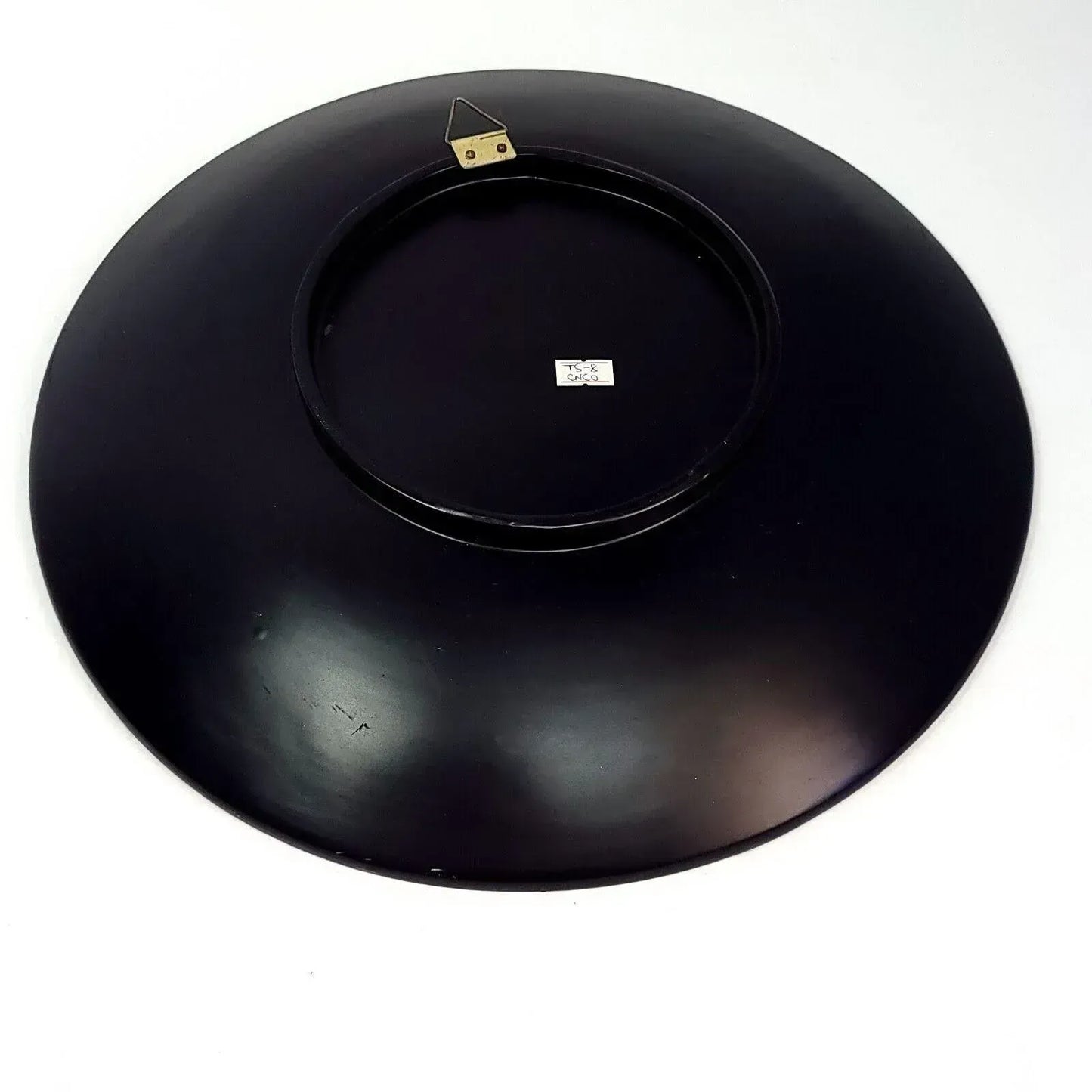 Japanese Lacquerware Large Hanging Bowl With Gold and Red Cherry Blossom Tree