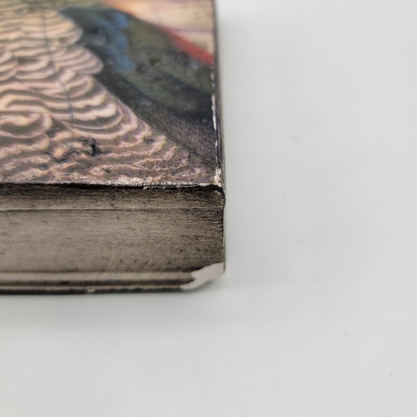 Sid Dickens T-287 Fabled Bird Memory Block Peacock Wall Art Decor - as found