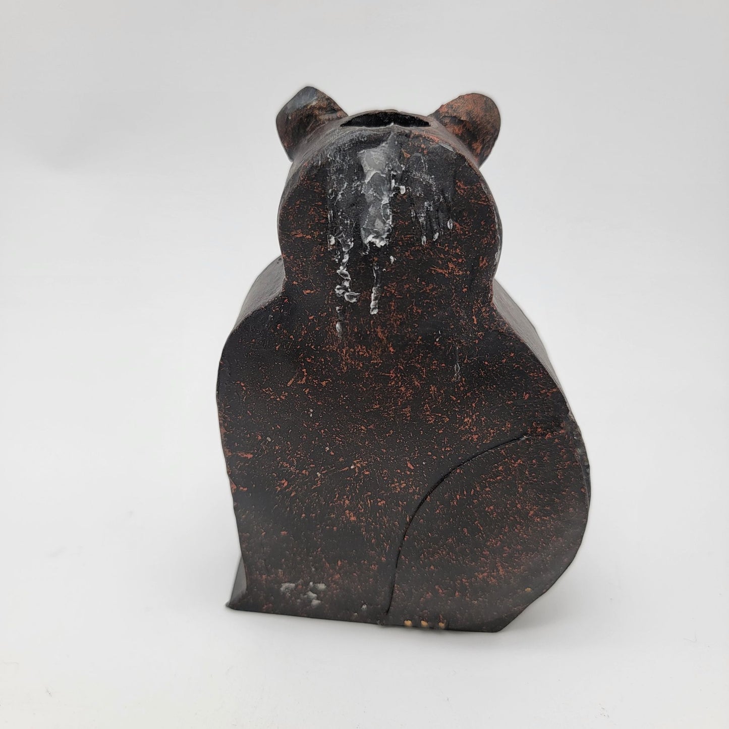 Black Metal Cat Luminary Candle Holder