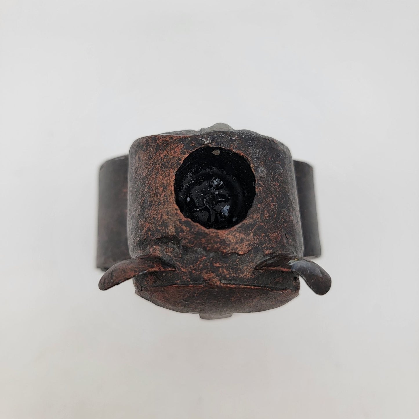 Black Metal Cat Luminary Candle Holder