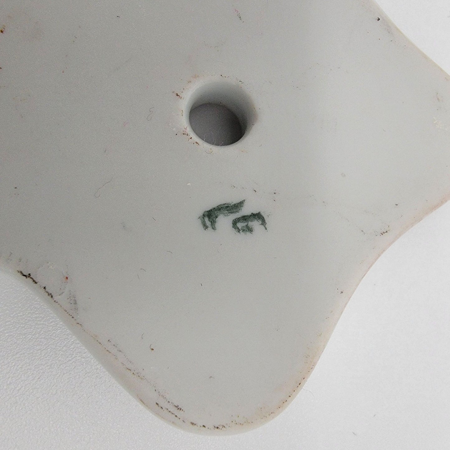 Vintage German Bavarian Porcelain Hand-Painted Cutting Board Signed L Gottsch