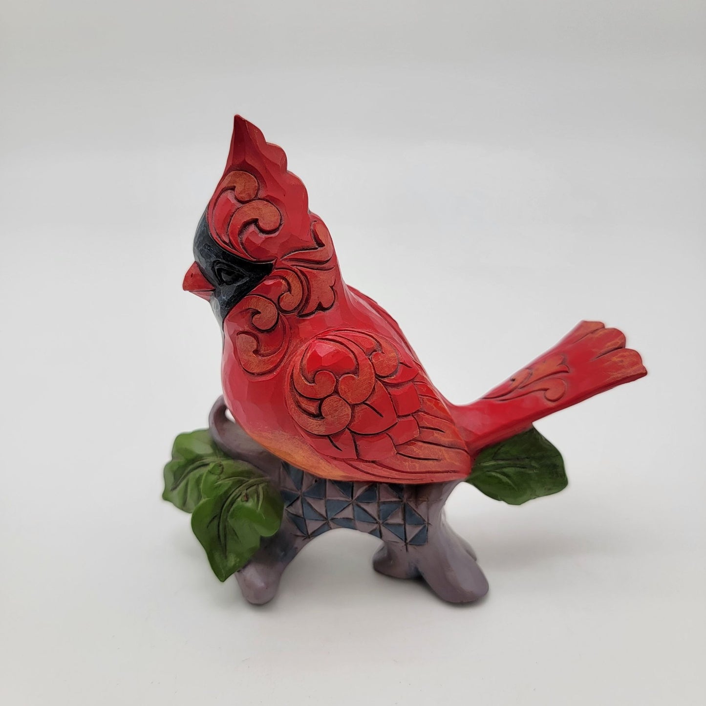 Jim Shore Heartwood Creek Cardinal Sculpture "A Cardinal Sings For The Joy He Brings"