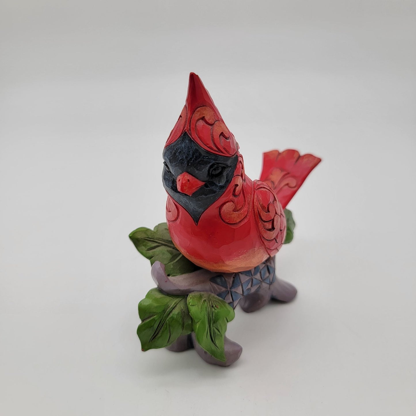 Jim Shore Heartwood Creek Cardinal Sculpture "A Cardinal Sings For The Joy He Brings"