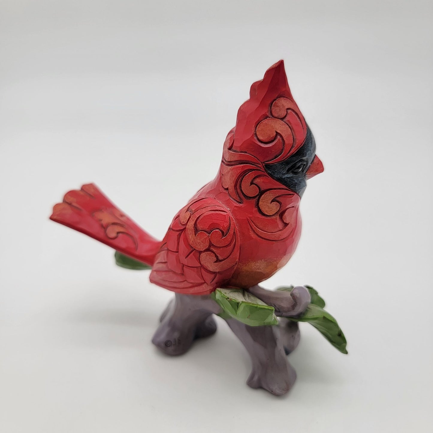 Jim Shore Heartwood Creek Cardinal Sculpture "A Cardinal Sings For The Joy He Brings"