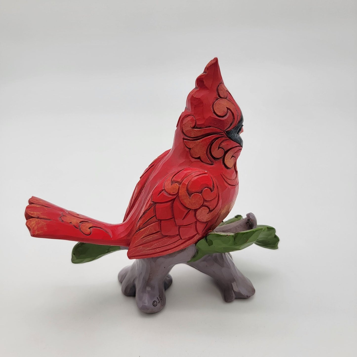 Jim Shore Heartwood Creek Cardinal Sculpture "A Cardinal Sings For The Joy He Brings"