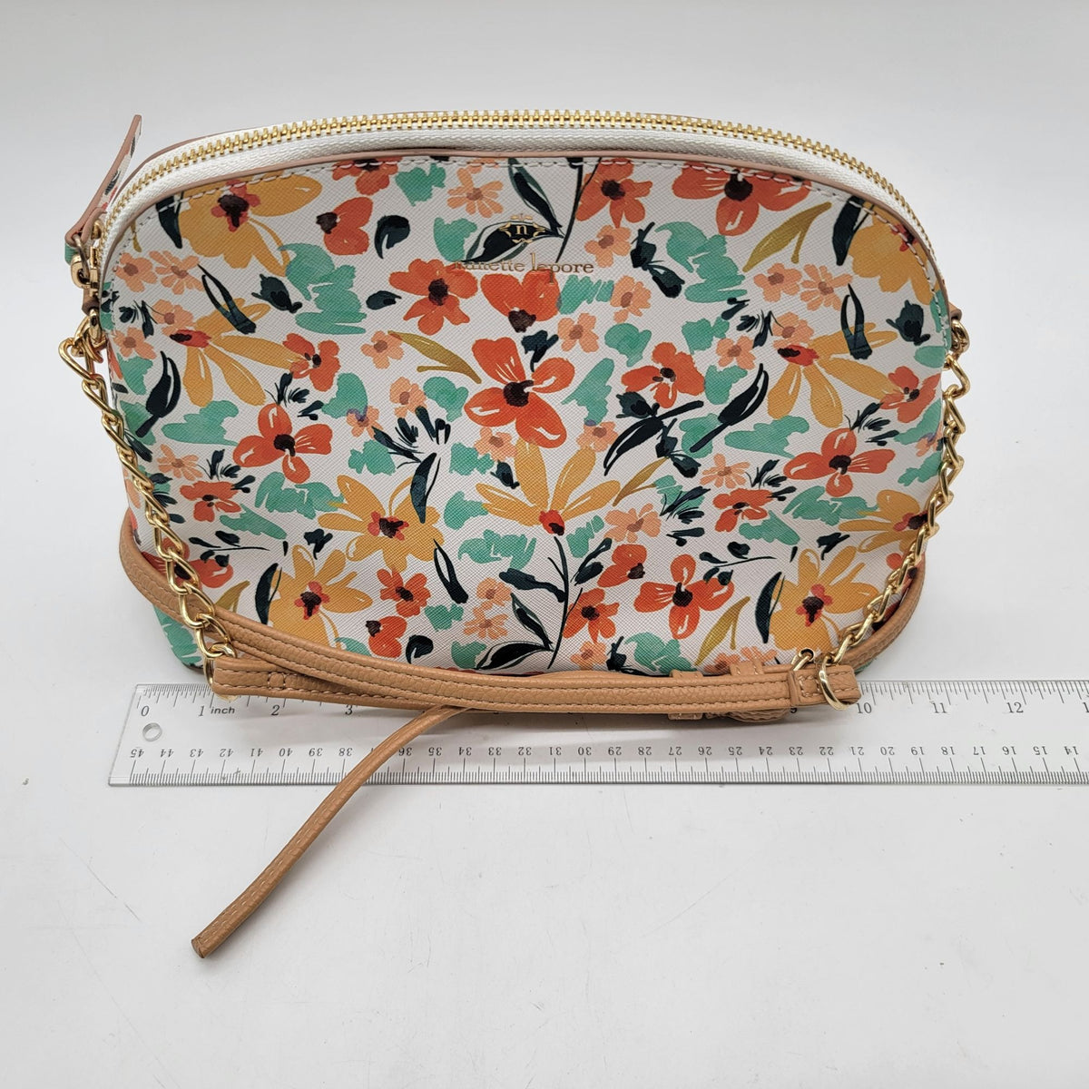 Nanette Lepore Kayli Floral Dome Crossbody Bag Purse