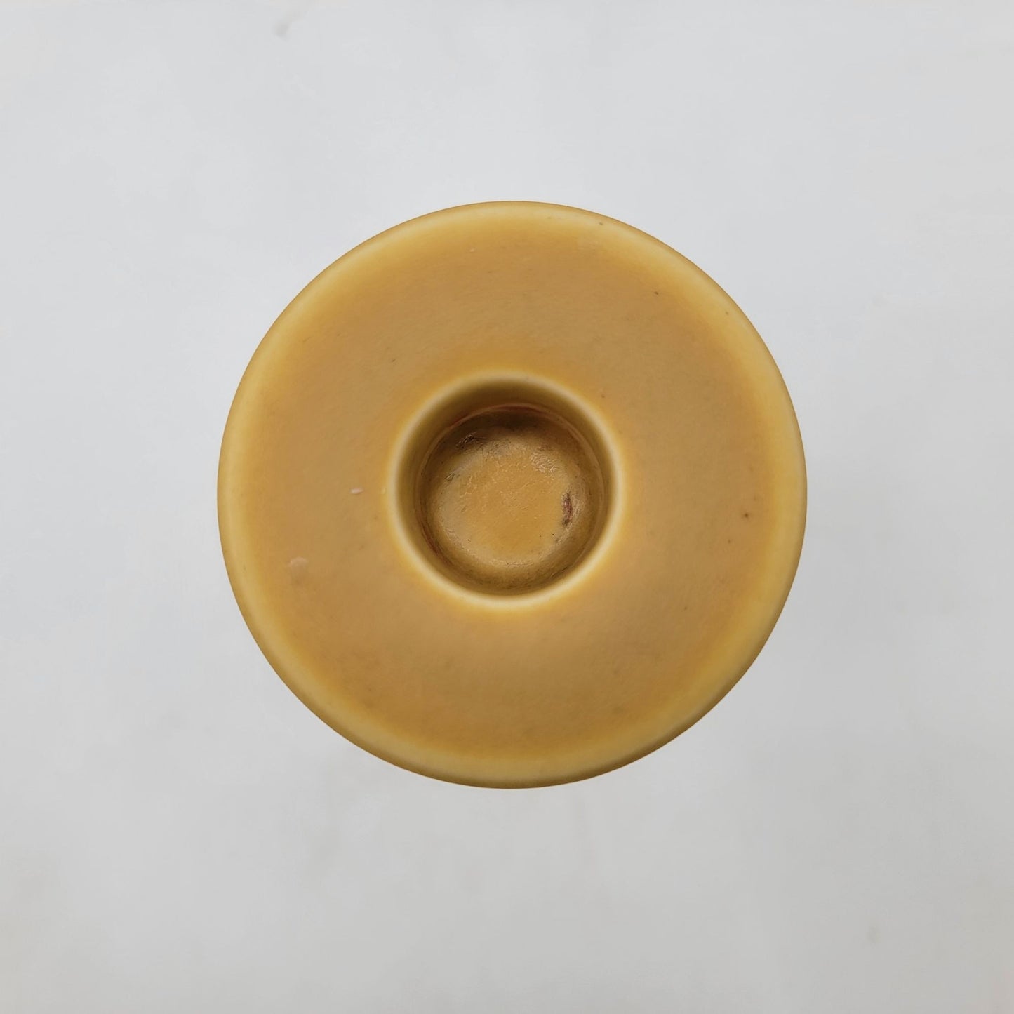 Rookwood Pottery Matte Yellow Candle Holders