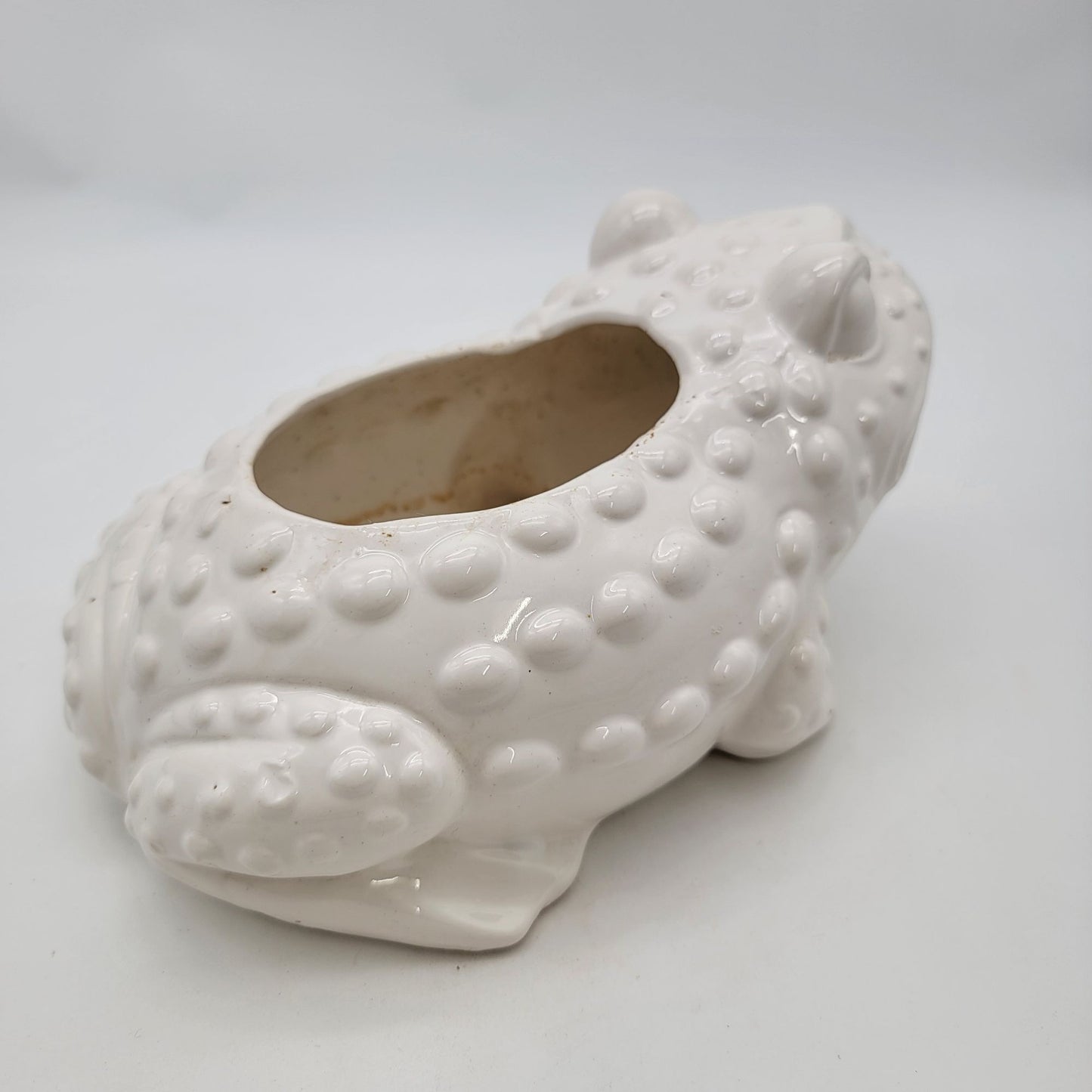 Vintage Ceramic Frog Planter