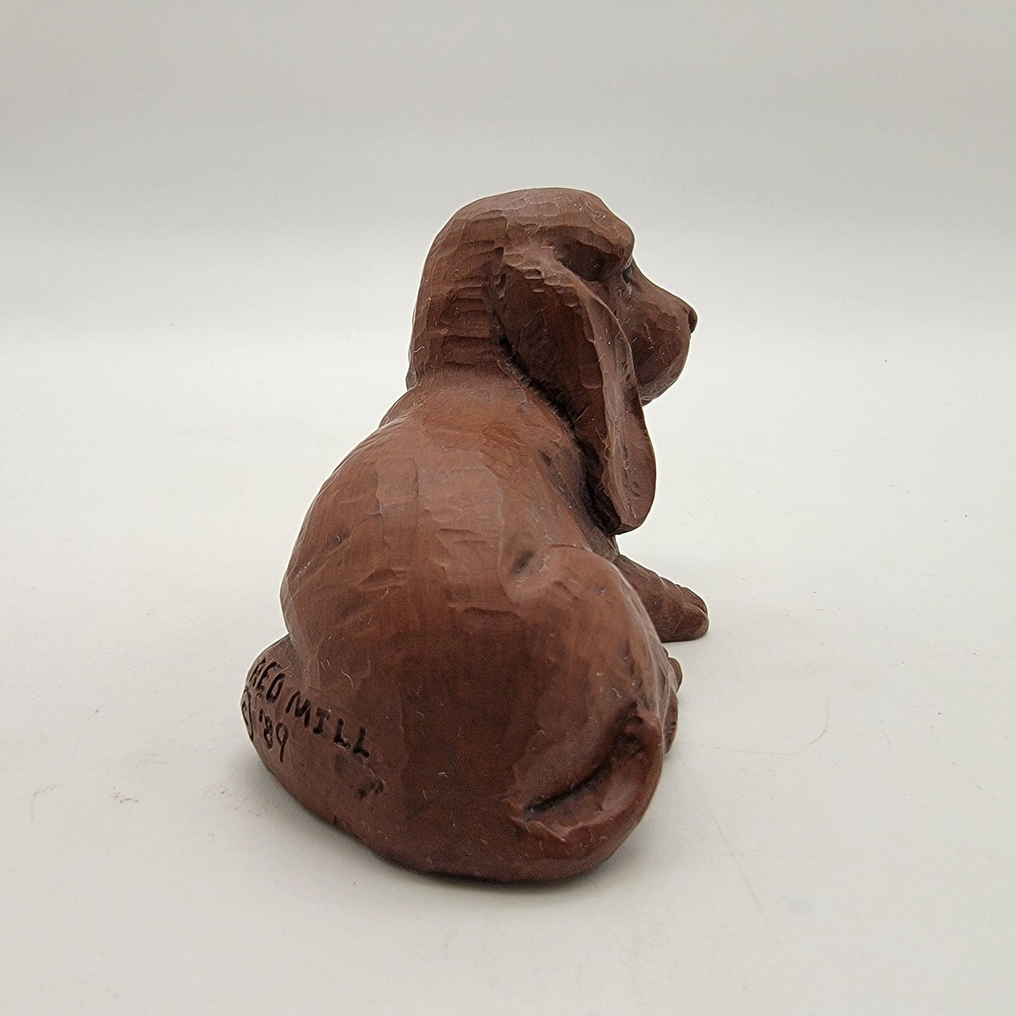 Vintage 1989 Red Mill Dachshund Puppy Dog Figurine