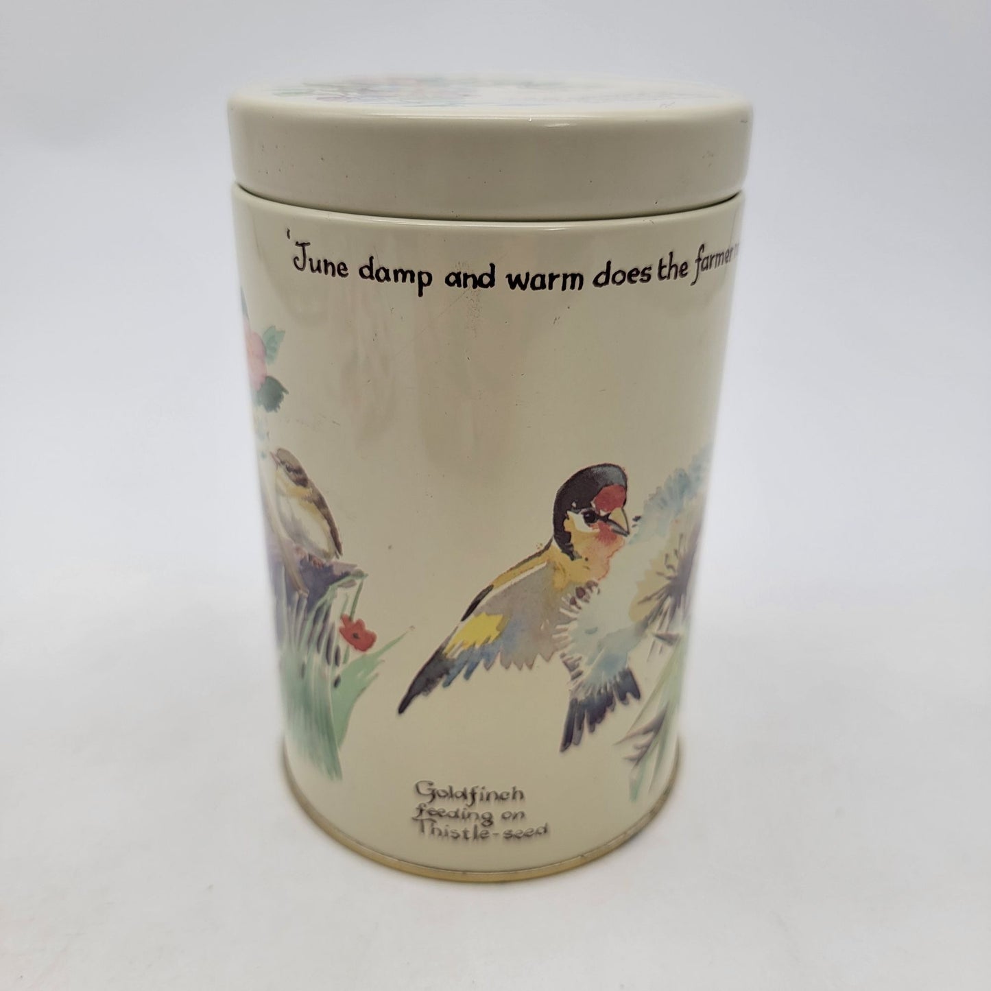 Vintage 1977 Richard Webbs Canister Tea Tin