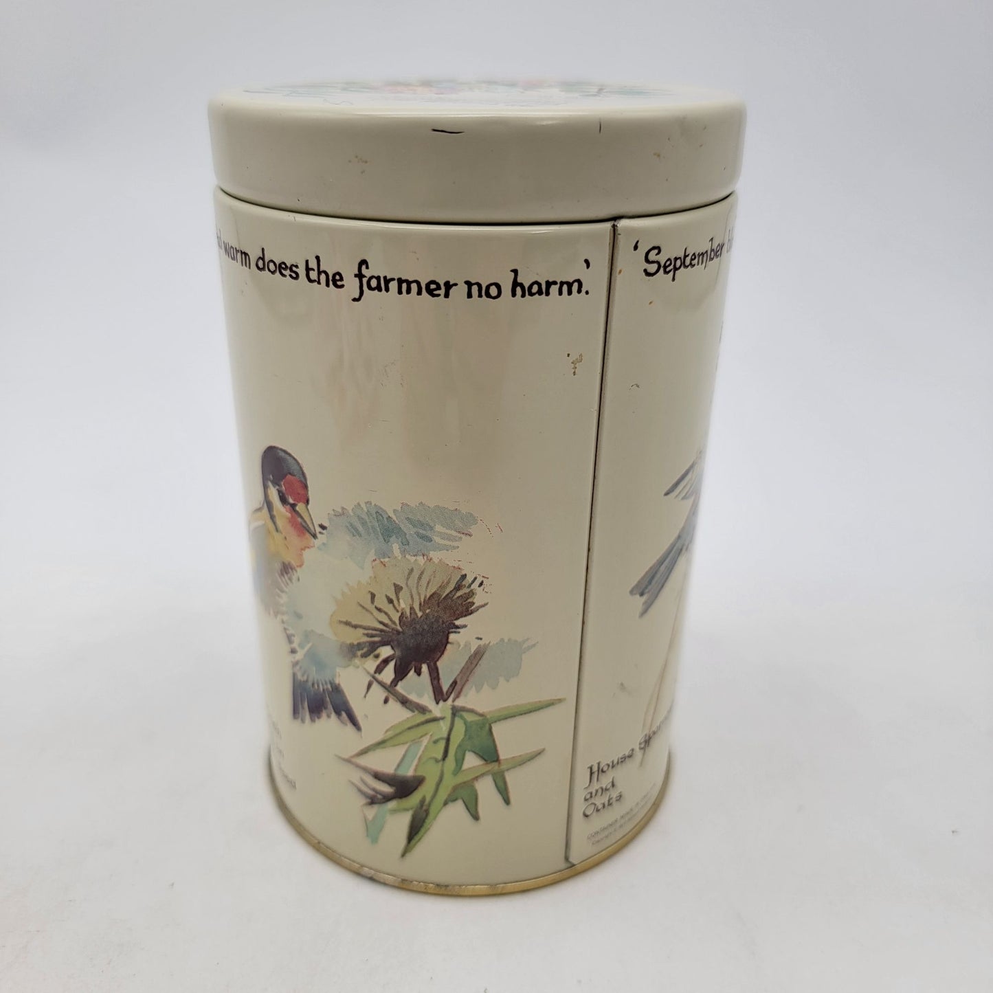 Vintage 1977 Richard Webbs Canister Tea Tin