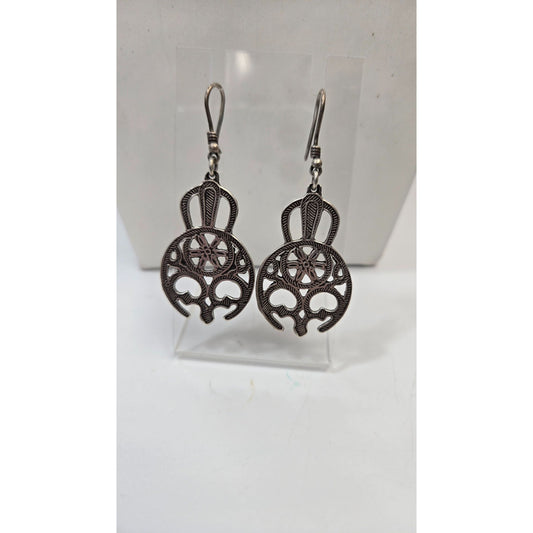 Egyptian Pendant Dangle Earrings Salhat Design