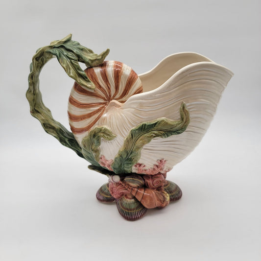 Fitz & Floyd Classics Oceana Nautilus Shell Pitcher