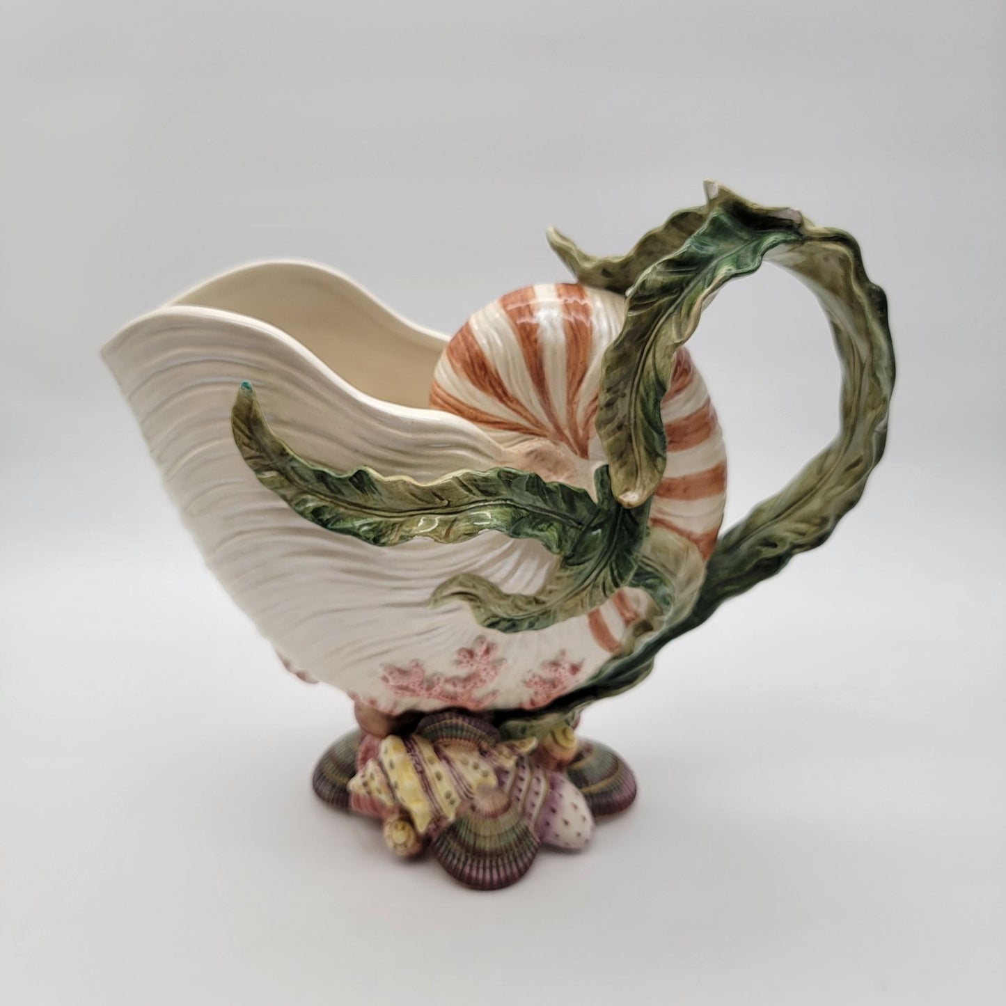 Fitz & Floyd Classics Oceana Nautilus Shell Pitcher
