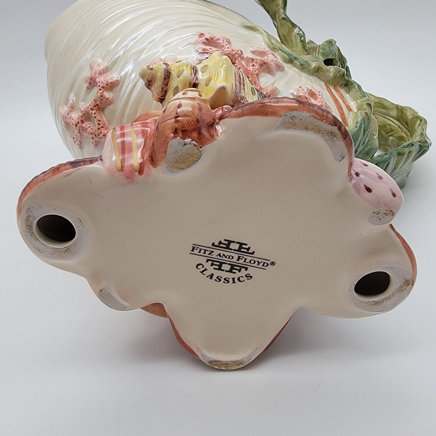 Fitz & Floyd Classics Oceana Nautilus Shell Pitcher