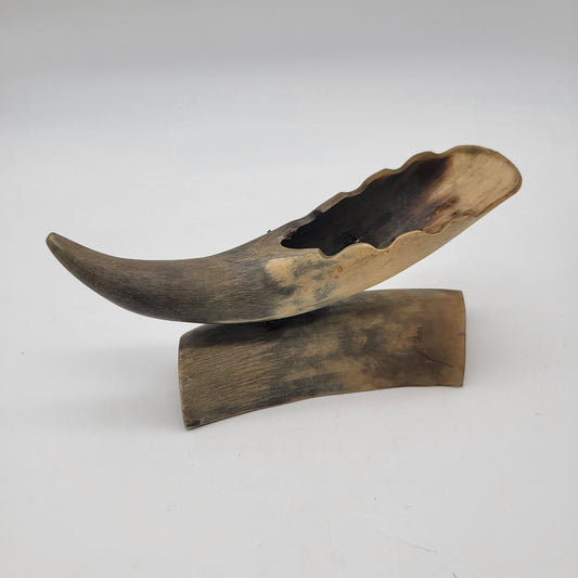 Vintage Horn Incense Burner Holder