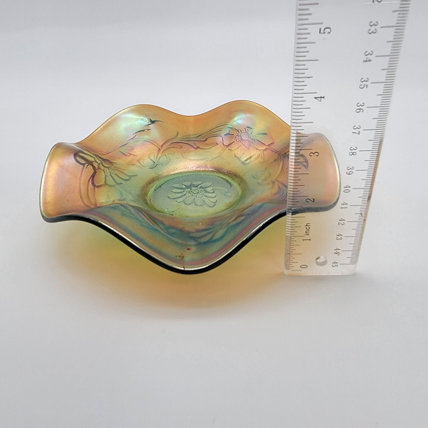 Northwood Carnival Glass Poppy Variant Bowl