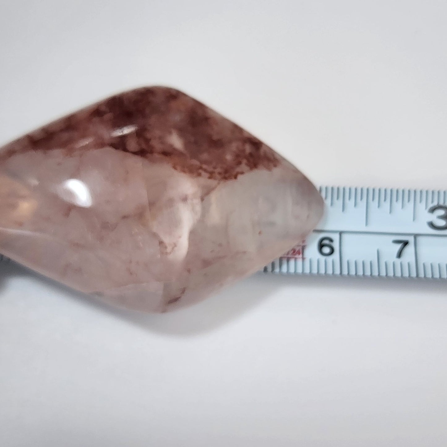 Artisan Natural Iolite Blood Quartz Cabochon Pendant