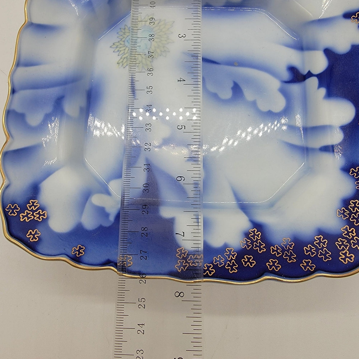 Vintage Fukagawa Arita Square Porcelain Dish
