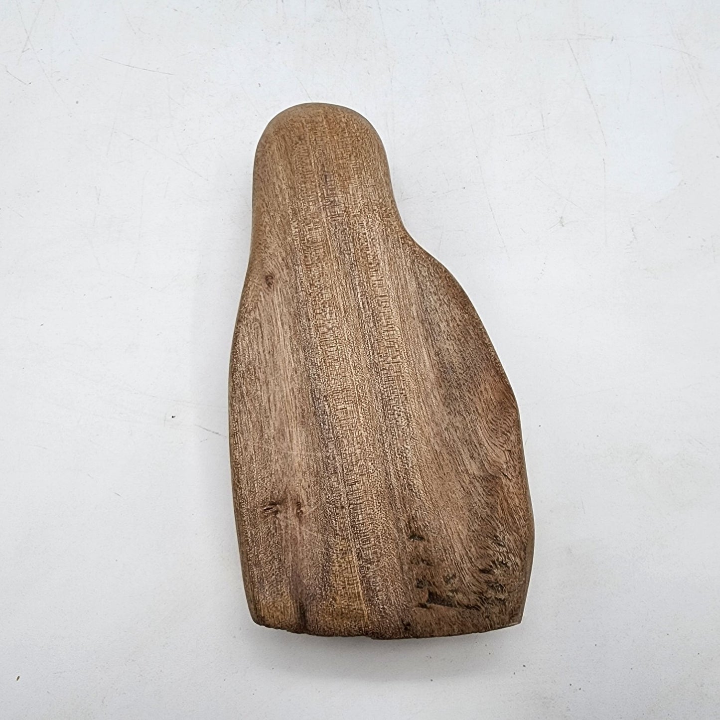 Hand-Carved Wooden Madonna & Child Figurine