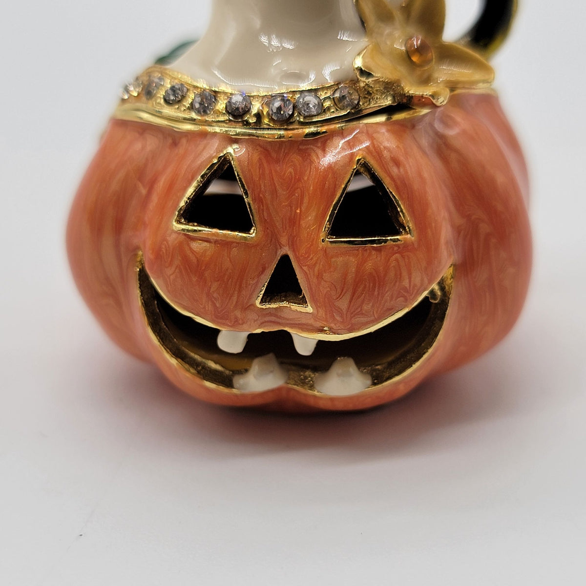 Artform Halloween Ghost Pumpkin Trinket Box