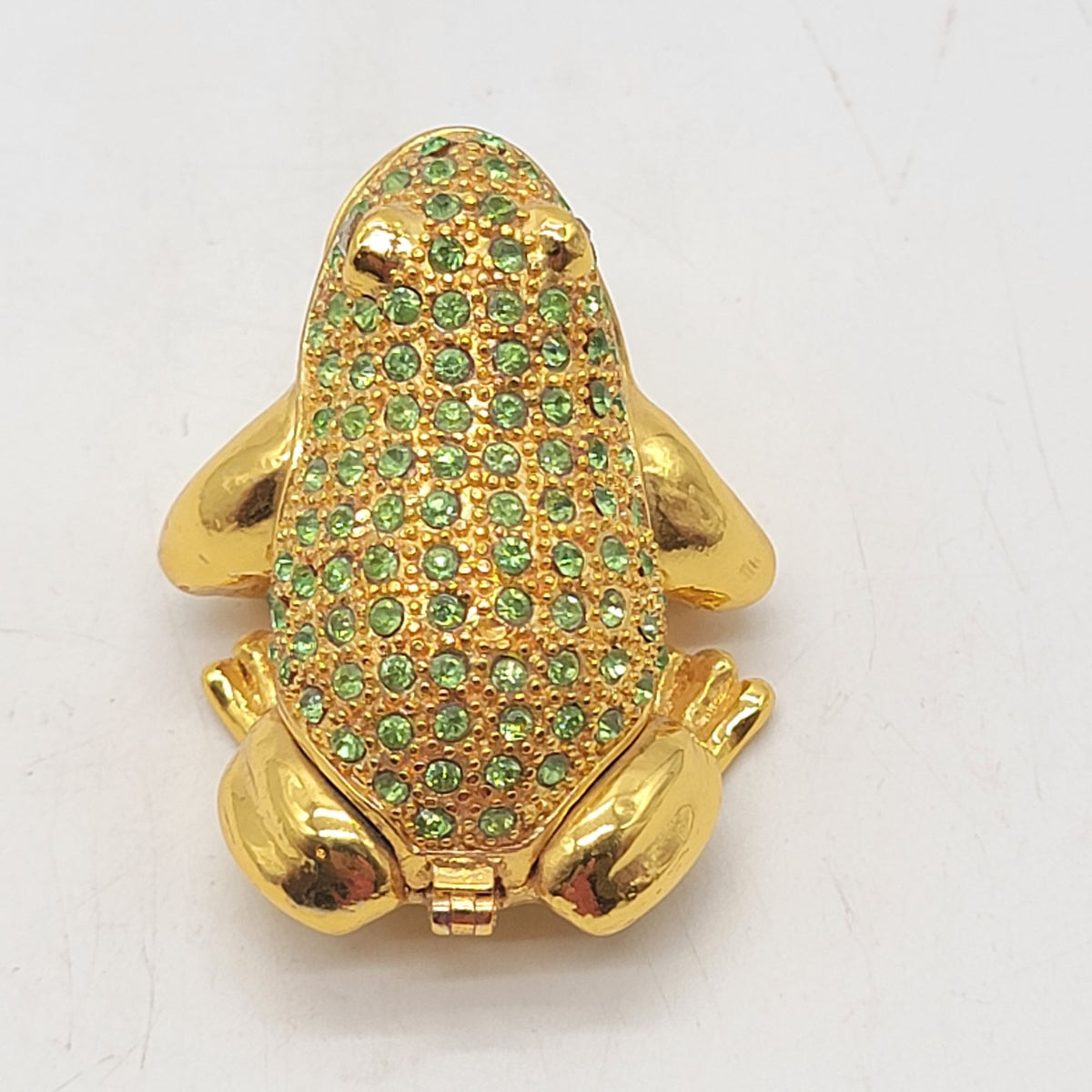Objet D'Art Jumpin Jive Frog Trinket Box Artform No. 99