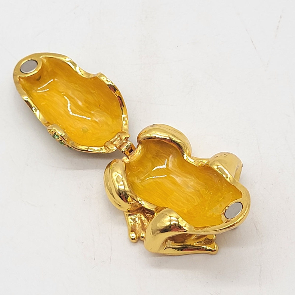 Objet D'Art Jumpin Jive Frog Trinket Box Artform No. 99