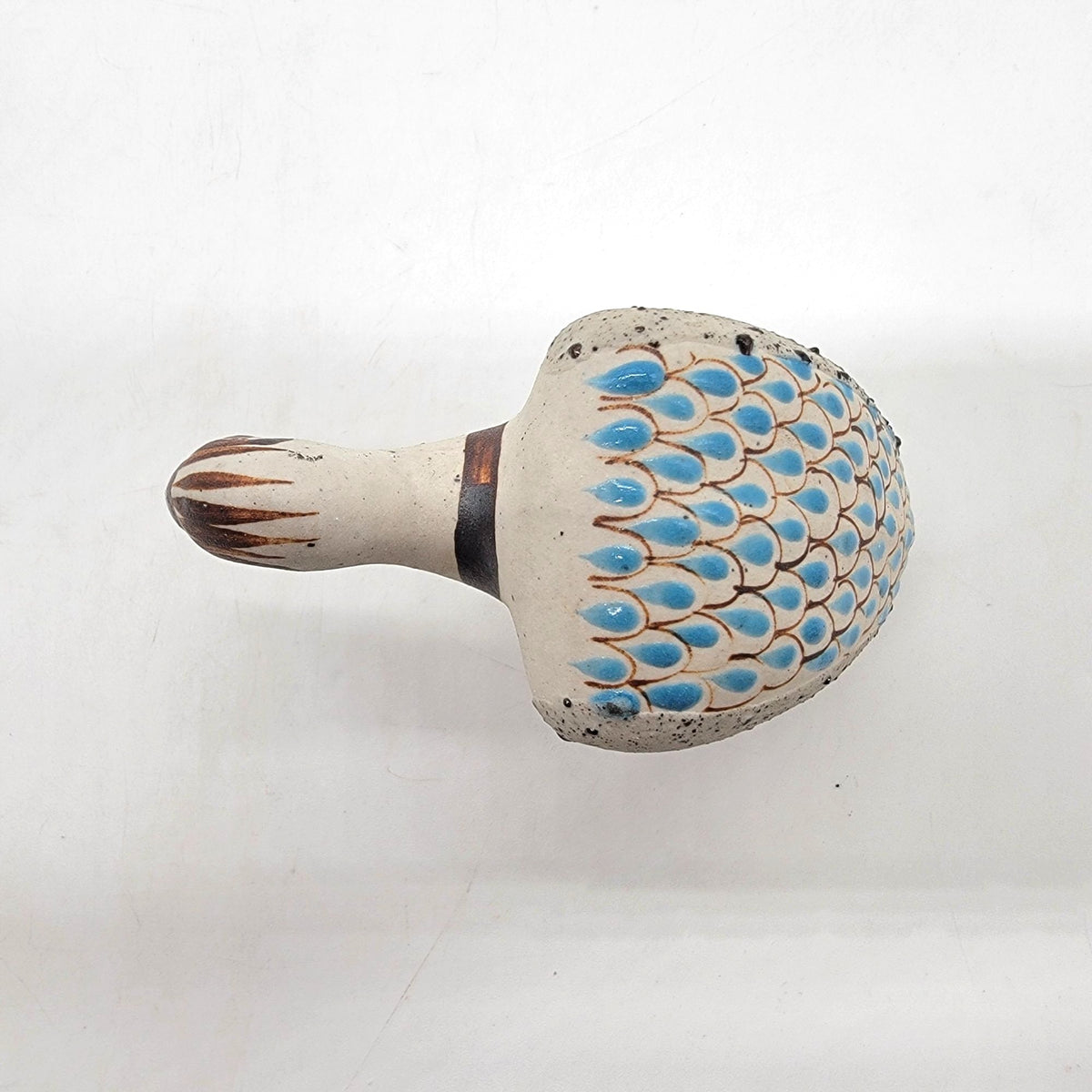 Vintage Mexican Pottery Vulture Bird Figurine