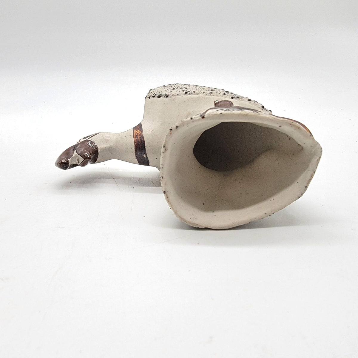 Vintage Mexican Pottery Vulture Bird Figurine