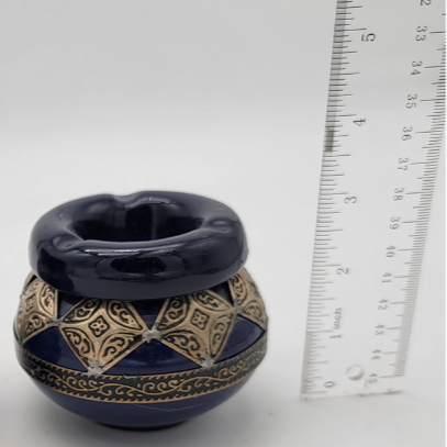 Cobalt Blue Moroccan Ashtray