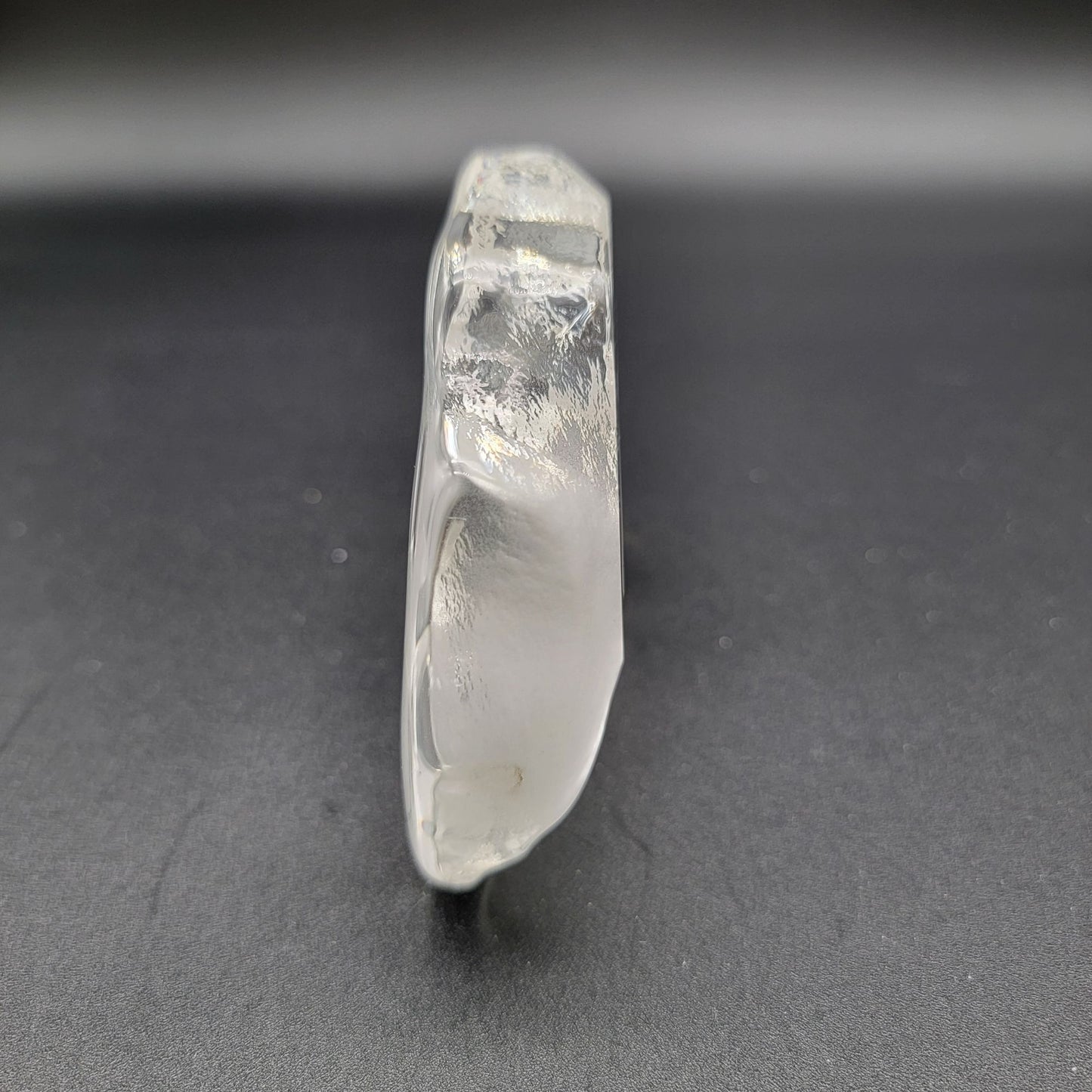 Mats Jonasson Signed Lead Crystal Fox Paperweight