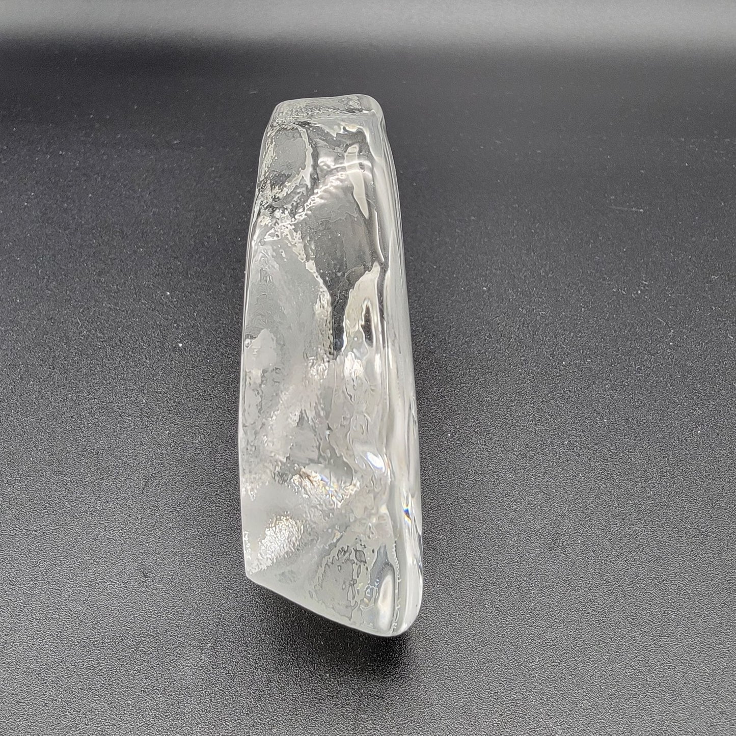 Mats Jonasson Signed Lead Crystal Fox Paperweight