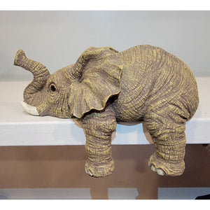 Baby Elephant Shelf Sitter Figurine