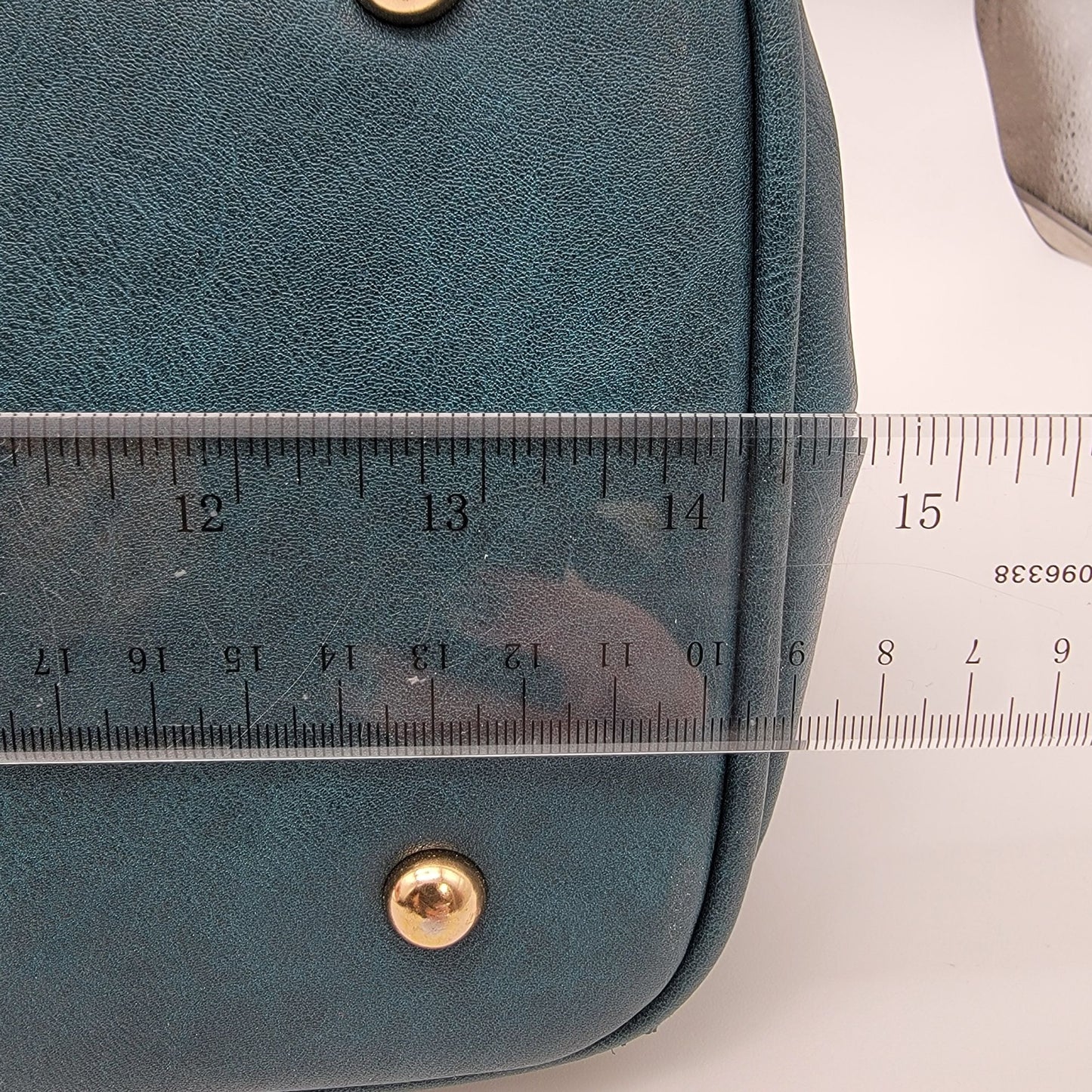 London Fog Preston Teal Triple Compartment Satchel Bag